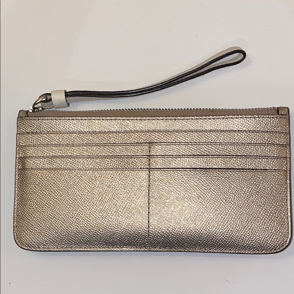 Coach Gold Wristlet - Picture 5 of 5